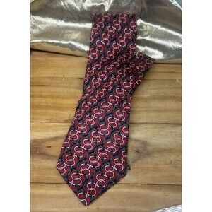 JOS A BANK MENS TIE Red Equestrian Look